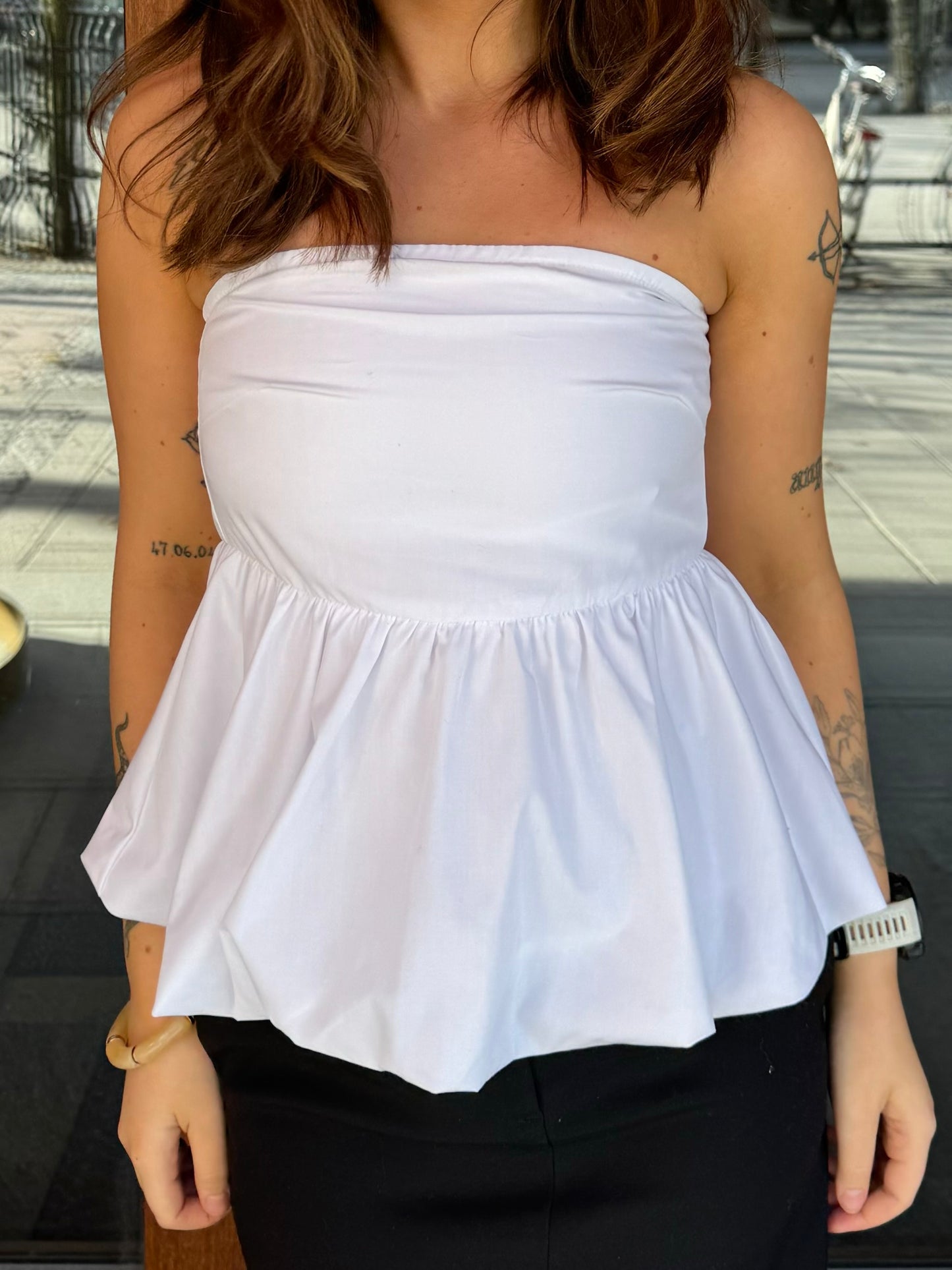 VMESRA Top - Bright White