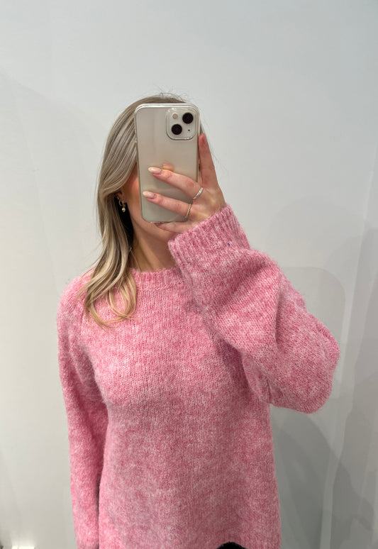 NMSUTTON Pullover - Pink Power